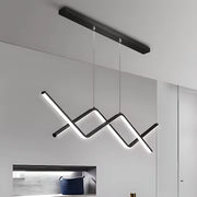 LED Nancy, 72 W, akrylová, čierna