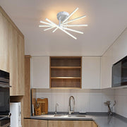 LED luster na diaľkové ovládanie GIO, 90W, 5 prvkov, studené/chladné/neutrálne svetlo, stmievateľné, biely