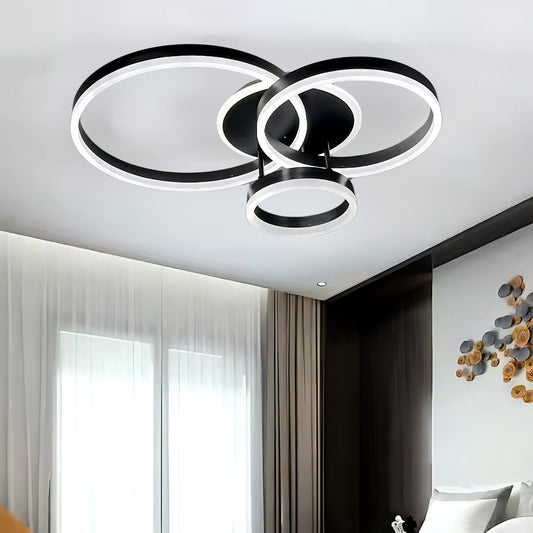 LED túžba s diaľkovým ovládaním Lilith 144W SMOLNABLE BLACK