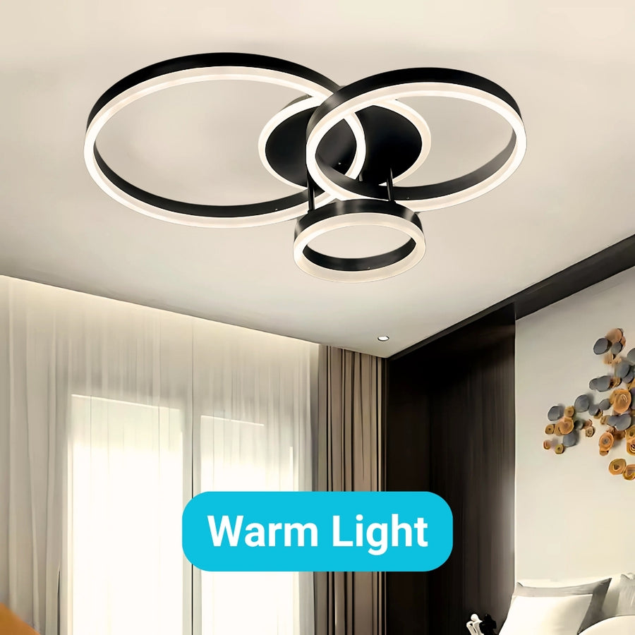 LED túžba s diaľkovým ovládaním Lilith 144W SMOLNABLE BLACK