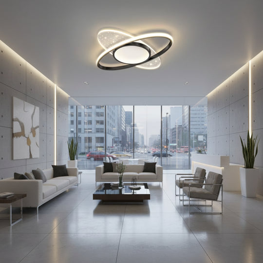 LED luster s diaľkovým ovládaním VARIO 69W, oválny, studené/teplé/neutrálne svetlo, stmievateľné, čierne LED lustre s diaľkovým ovládaním Predvolený názov Alessandro Design