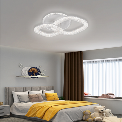 Diaľkové ovládanie Agard LED LED LED, Daisy, biele, kryštály