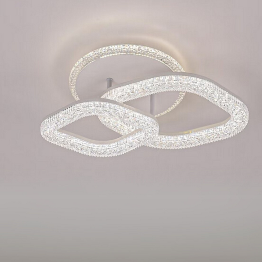 Diaľkové ovládanie Agard LED LED LED, Daisy, biele, kryštály