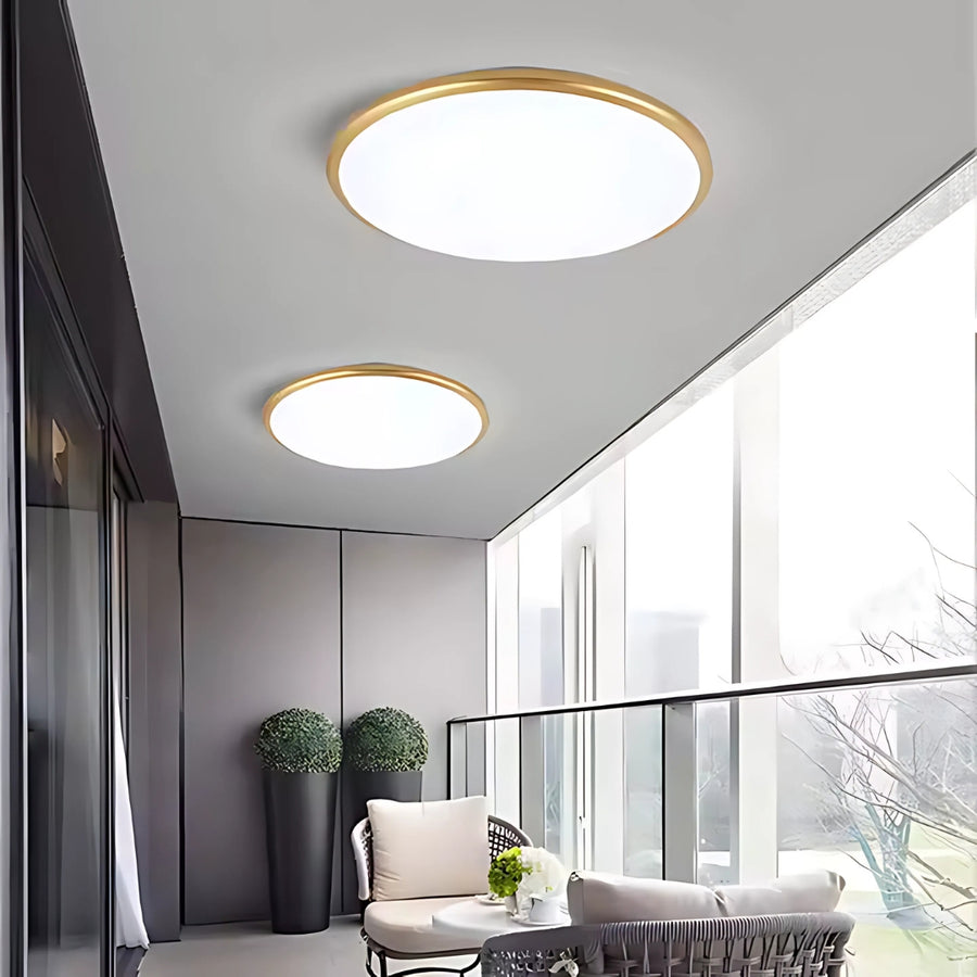 LED SOLIS 37 cm 32 W stropy neutrálne zlato