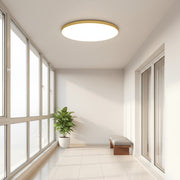 SOLIS LED stropné svietidlo 27cm 20W Cold Light Gold