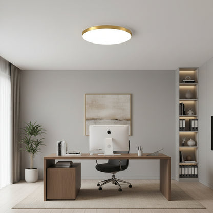 LED stropné svietidlo SOLIS 37cm 33W Cold Light Gold