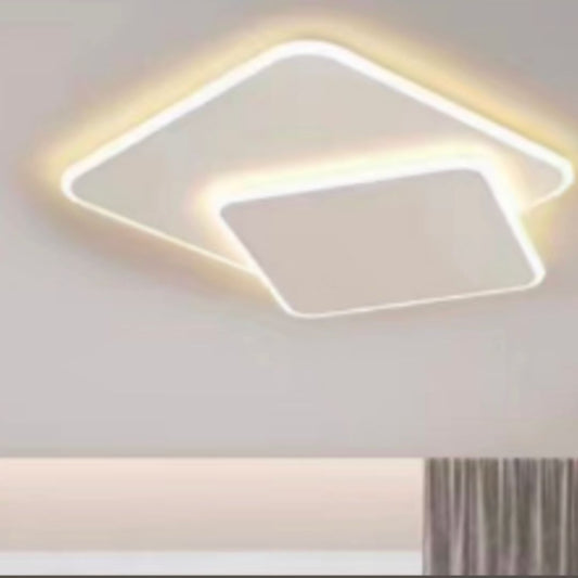 LED túžba s diaľkovým ovládaním Futura Angolo, 98 W, 2 štvorcami, studeného/horúce/neutrálne svetlo, nestabilné, biele