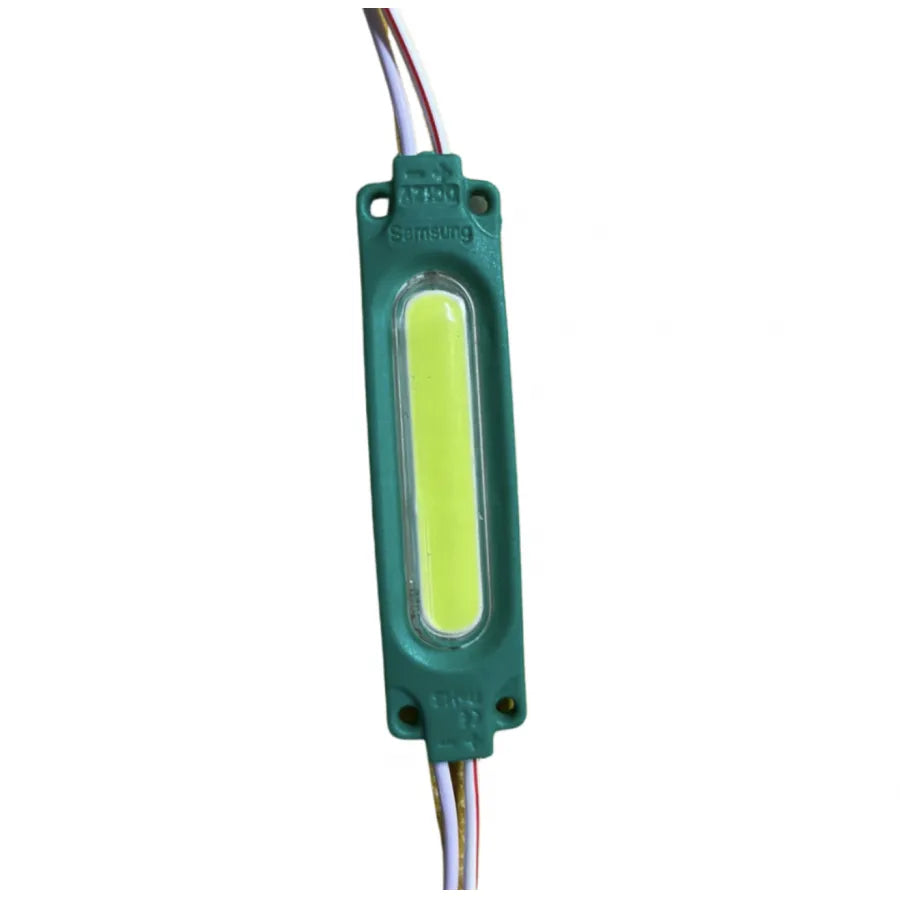LED COB MOD 6 LEDS 2W, Green, IP65, 12V