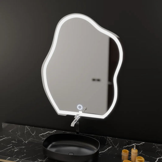 Organické LED zrkadlo 50x70cm dotykové formuláre Deframe SMABLABLE DEFRICION SYSTÉM