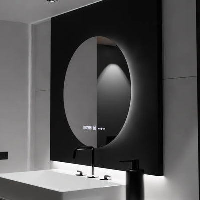 Zrkadlo LED 80 cm serenit Motionglow Marcellow System Defosting Clock a Smoteble Therometer