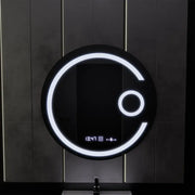 Zrkadlo LED Round 60 cm Visio Motionglow Marcello System Odmrazovanie hodín a teplomer premietateľnú kozmetiku