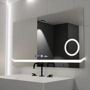 Zrkadlo LED obdĺžnikový 80x60cm Definícia Motionglow Marcello Demontačné hodinové odmrazovanie systému