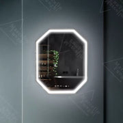 Zrkadlový LED mnohouholník 60x80cm Ralya Sensor Motionglow System Systémové postihnutia a teplomer smiešne