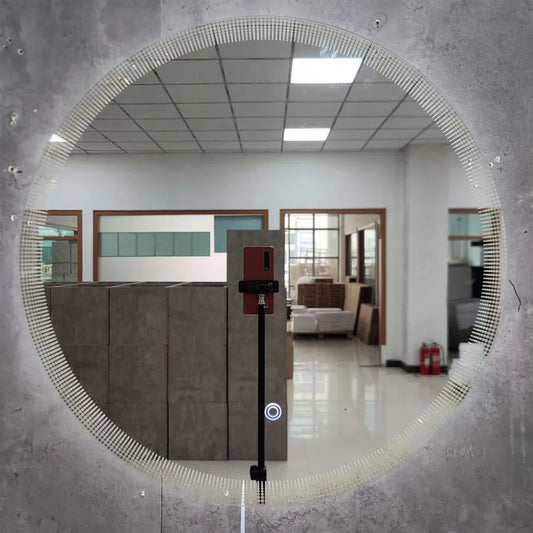 Zrkadlové LED kolo 60 cm dotyk so zdravotným postihnutím