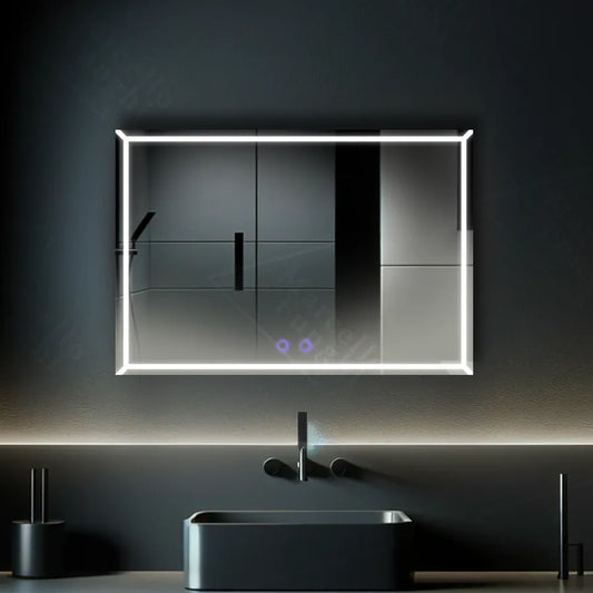Zrkadlová LED Touch Villya Disposity Lisvity 80x60cm Marcello Funghi Collection