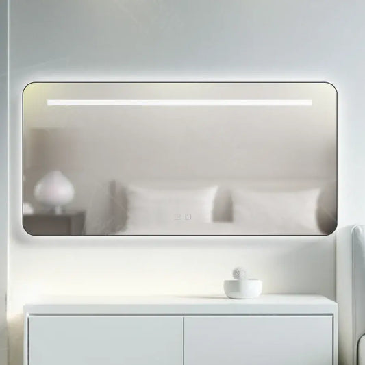 LED Touch Estassia Mirror, Systém postihnutia, 110x65 cm, zbierka Marcello Funghi Collection