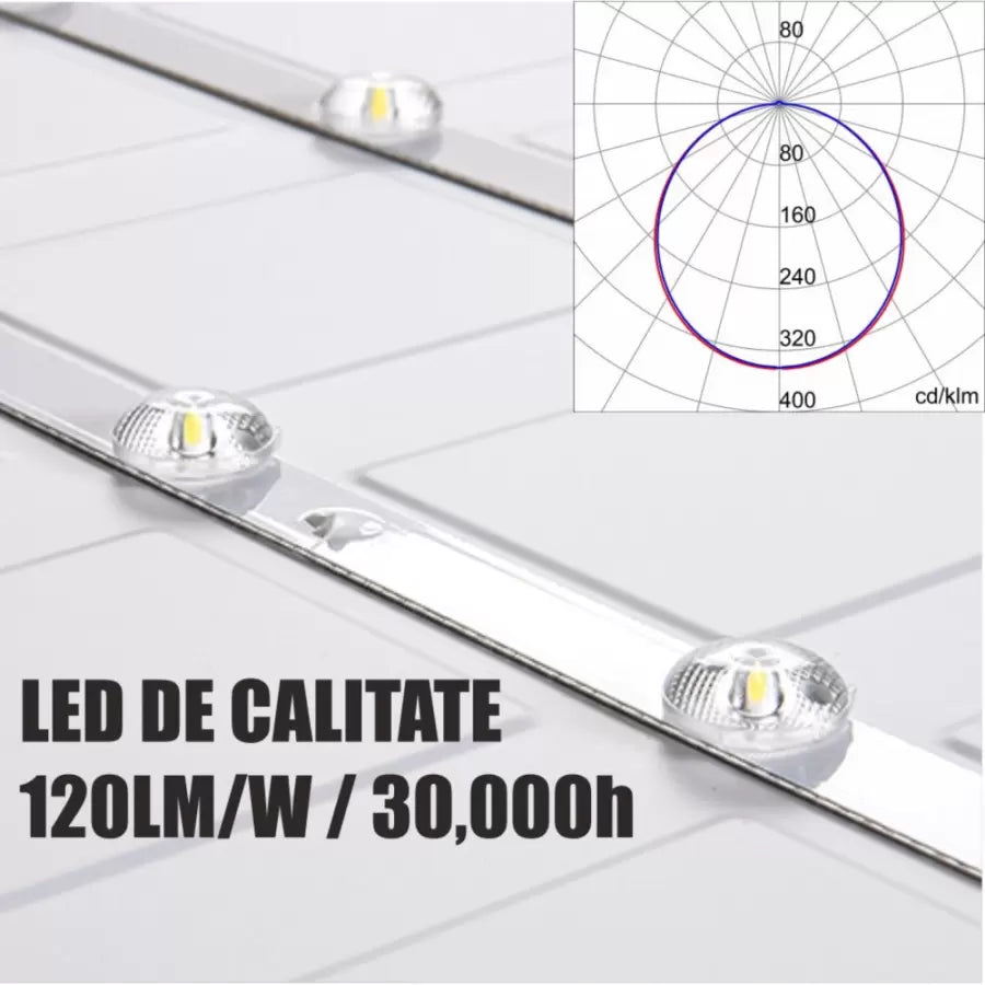 LED panel vložený 15 W biele neutrálne svetlo