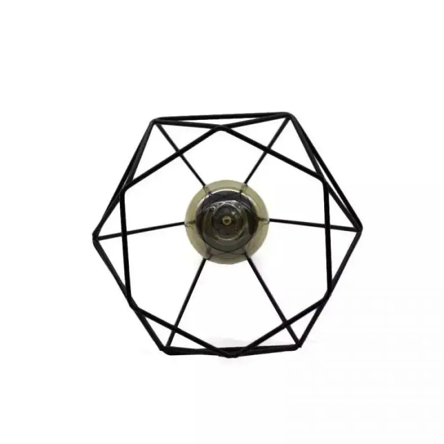 Polust Diamond Tvar, Struktur, 3xe27, čierny, kovový