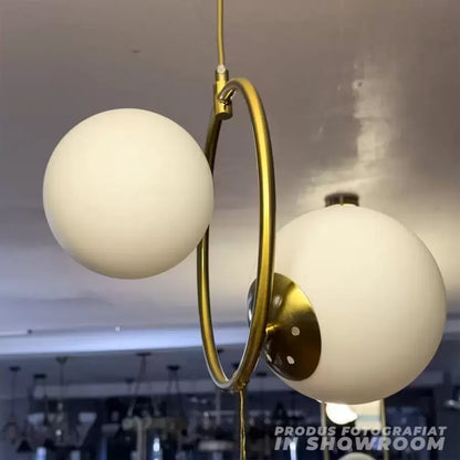 Lust Loft Atelier, 2x E27, Zlatá biela, kov, nastaviteľná výška