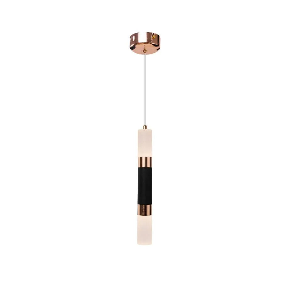 LED ADAM, 14W, akrylové a kovové, čierne so zlatým/horúcim/neutrálnym svetlom