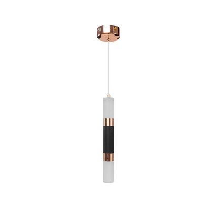 LED ADAM, 14W, akrylové a kovové, čierne so zlatým/horúcim/neutrálnym svetlom