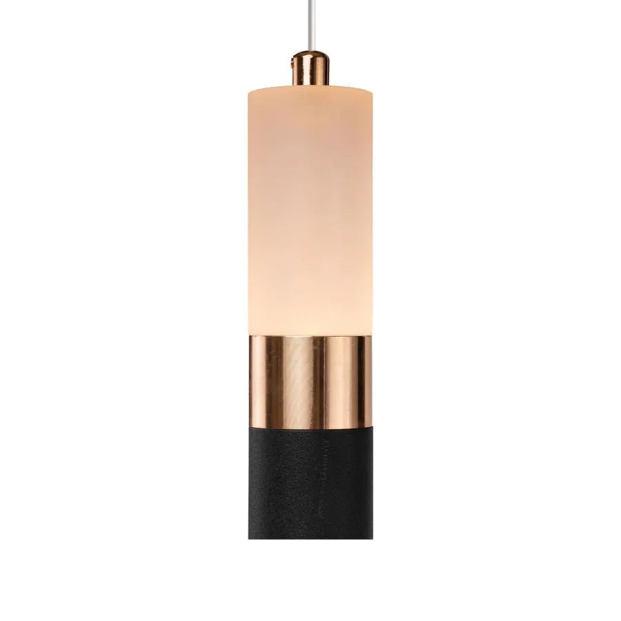 LED ADAM, 14W, akrylové a kovové, čierne so zlatým/horúcim/neutrálnym svetlom