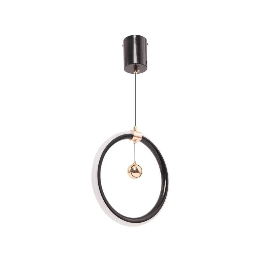 LED HAL, 24W, 2,4 GHz, SMOLNÁ, KO kovová, čierna a zlatá