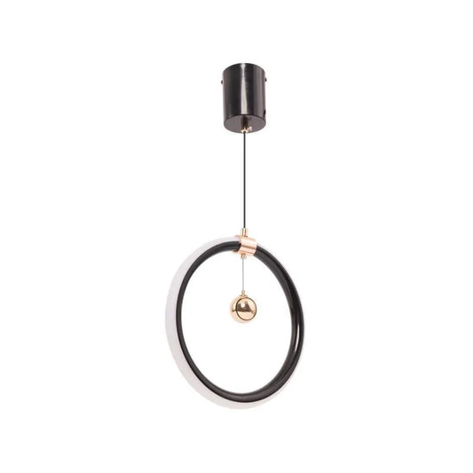 LED HAL, 24W, 2,4 GHz, SMOLNÁ, KO kovová, čierna a zlatá