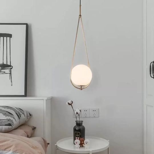 Luster LOFT Haven, 1x E27, biele zlato, kov, nastaviteľná výška Moderné lustre Predvolený názov Dizajn Alessandro