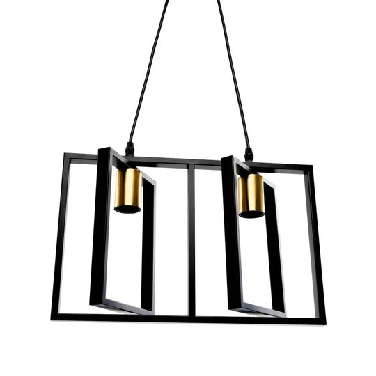 Patrisi prívesok 2x E27 Black Luster Industrial Predvolený názov Alessandro Design