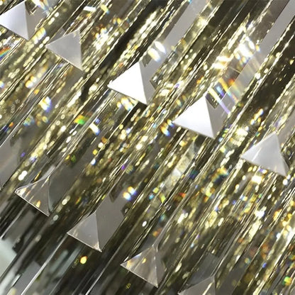 LED Crystal 57W, Xanthi, striebro