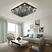 LED Crystal 57W, Xanthi, striebro