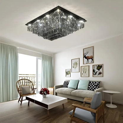 LED Crystal 57W, Xanthi, striebro