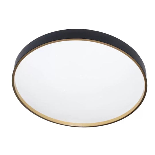 Fantas LED stropné svietidlo 24W, okrúhle, Abs, biele a čierne LED stropné svietidlo Predvolený názov Alessandro Design