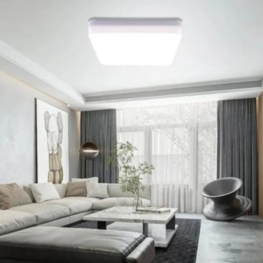 LED stropné svietidlo Cotena, 60W, biele, IP.44, štvorcové LED stropné svietidlo Predvolený názov Alessandro Design