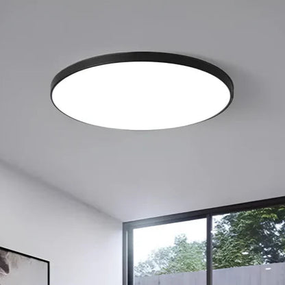 LED SOLIS 27CM 20W CEIL. Čierne neutrálne svetlo
