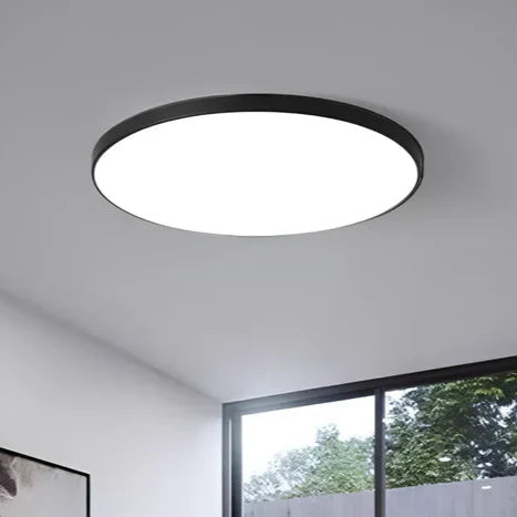 LED SOLIS 27CM 20W CEIL. Čierne neutrálne svetlo