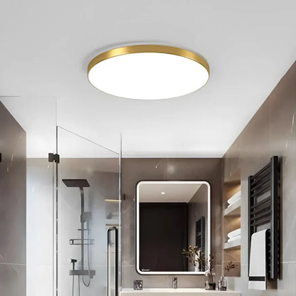 SOLIS LED stropné svietidlo 27cm 20W Cold Light Gold