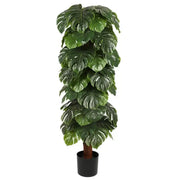 Umelá rastlina Monstera Delicious, bez kvetináčov, 180 cm zelená