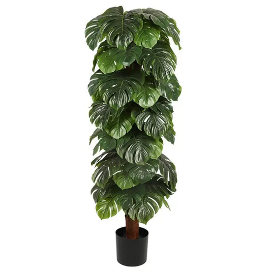 Umelá rastlina Monstera Delicious, bez kvetináčov, 180 cm zelená