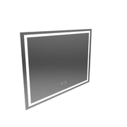 Zrkadlo LED obdĺžnikový 70x50cm dotykový systém Umbria odmrazovanie