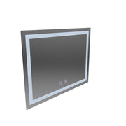 Zrkadlové LED obdĺžnikový 60x80cm hránový svetelný systém Disebription System