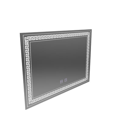 Zrkadlové LED obdĺžnikový 80x60cm Vorice Touch System deaktivuje