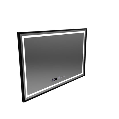 Zrkadlo LED obdĺžnik 120x80cm Raggio Motion Glow Marcello Defrosting System teplomer a smiešne hodiny