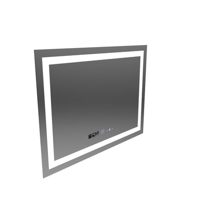 Obdĺžnikové LED zrkadlo 80x60cm Verite Motionglow MARCLELLL SMEABLE COLD DEFRAMENTING SYSTÉM