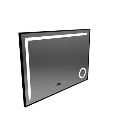 LED snímač snímača SOFIA SOFIA SOFIA S DIPROSTINGU DISTRATIONU FUNKCIA 110X65 CM Teplé/studené/neutrálne stmievacie svetlo, Rose Gold Brudhed rám, zbierka Marcello Funghi Collection