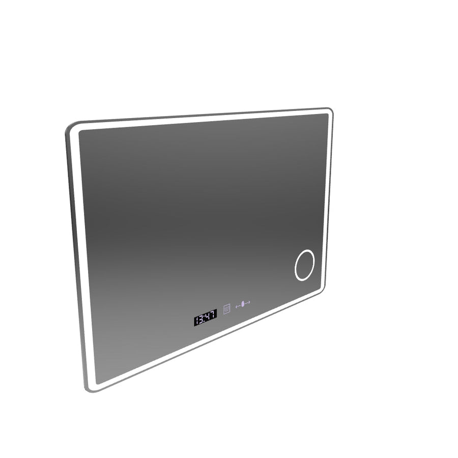 Zrkadlové obdĺžnikové obdĺžnikové 120x80cm Aura Riflesso poro Motionglow Marcello System Disabilities & Termometer Caimity of Cosmetic