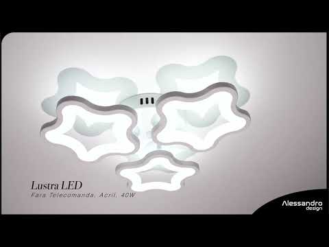 LED LED LED LED, 40 W, HOT 4000K, ACryl, Biela