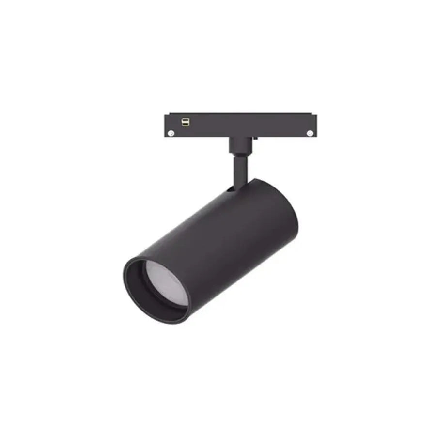 Magnetický, rotačný LED projektor, 12W, neutrálne svetlo, čierne