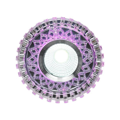 LED škvrny, 5W, okrúhle, 6000K, fialové svetlo